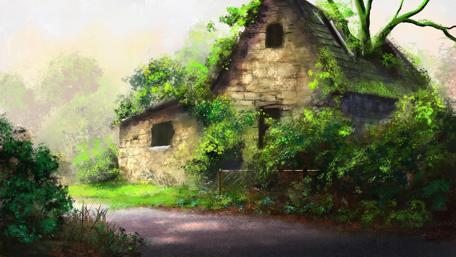 Enchanted Garden Retreat wallpaper
