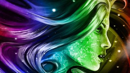 Vibrant Cosmic Dream wallpaper