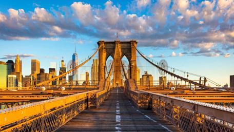 Brooklyn Bridge at Sunset wallpaper