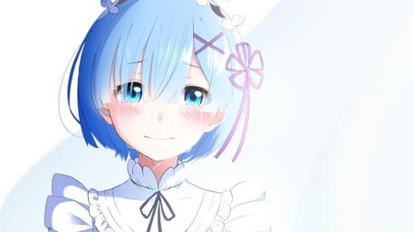 Tender Gaze of Rem from ReZero wallpaper