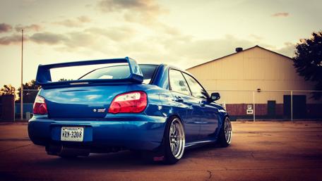 Azure Dream Machine Subaru WRX STI wallpaper