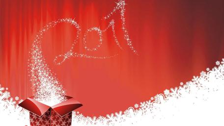 Joyful New Year Celebration Wallpaper Design wallpaper