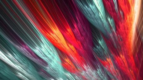 Vibrant Abstract Feathered Lines Wallpaper wallpaper