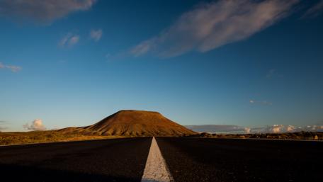 Endless Road to the Distant Hill wallpaper