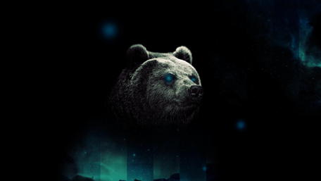 Mystical Guardian Bear wallpaper