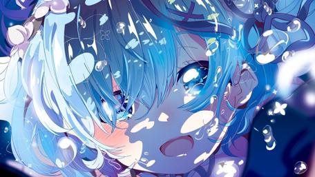 Dreamlike Gaze of Rem from ReZero wallpaper