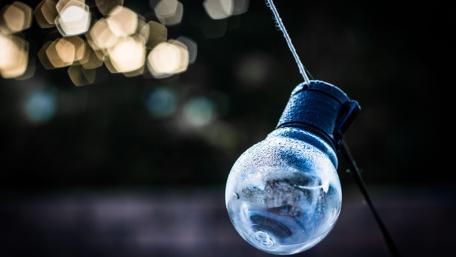 Sparkling Bubble in the Night Sky wallpaper
