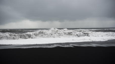 Ethereal Waves in Monochrome Shades wallpaper