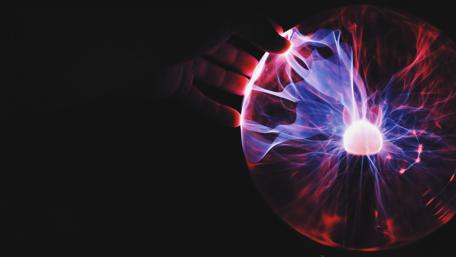 Vibrant Energy in Darkness wallpaper