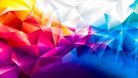 Vibrant Geometric Spectrum wallpaper