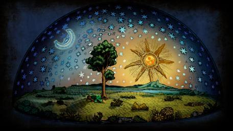 Dreamscape Under the Celestial Dome wallpaper