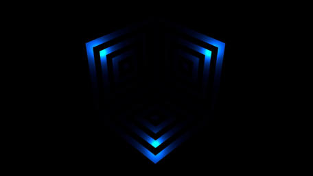 Majestic Blue Depths of Light wallpaper
