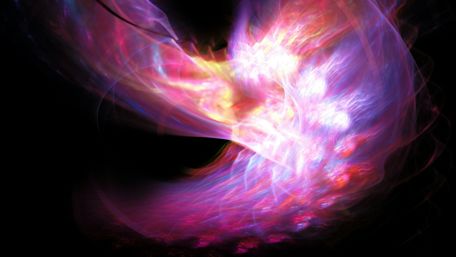 Ethereal Fractal Dreams in Vibrant Colors wallpaper