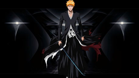 Ichigo Kurosaki Unleashes Bankai Power wallpaper