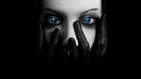 Glimmering Eyes in the Shadows wallpaper