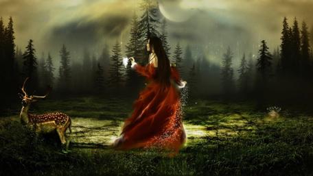 Enchanted Forest Whispers wallpaper