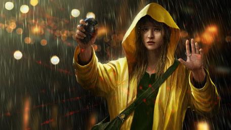 Lost in the Rain's Embrace wallpaper