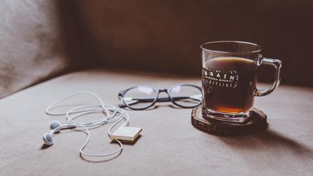 Warm Tea Break with Modern Essentials wallpaper
