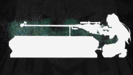 Silent Marksman in a Starry Night wallpaper