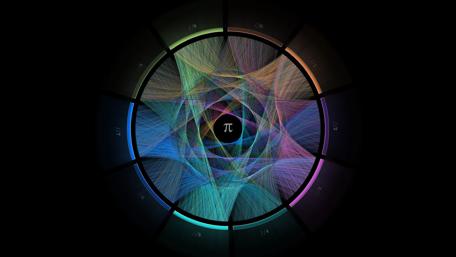 Intricate Circle of Mathematical Harmony wallpaper