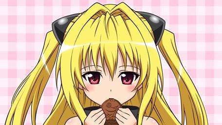 Yami's Sweet Treat Enjoyment wallpaper