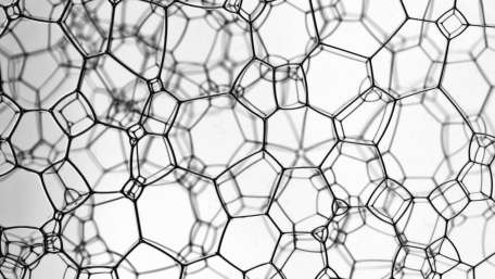 Intricate 3D Abstract Cell Pattern Art wallpaper