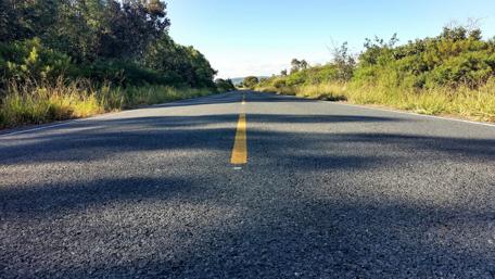 Endless Road to Nature's Horizon wallpaper