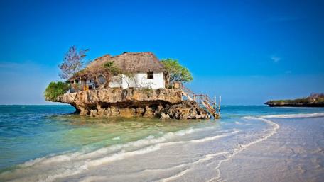 Idyllic Island Cottage on a Secluded Rock wallpaper