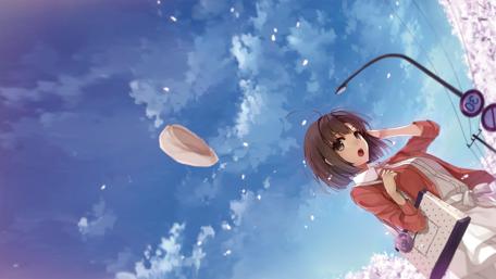 Chasing Dreams Beneath a Blue Sky wallpaper