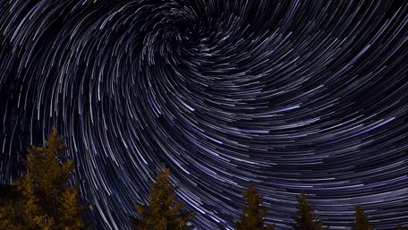 Spiral Dance of the Stars wallpaper