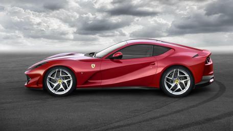 Ferrari Supercar in Bold Red Elegance wallpaper