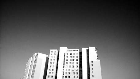 Urban Monochrome Elegance wallpaper