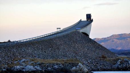 Breathtaking View of Atlantic Road in Norway wallpaper