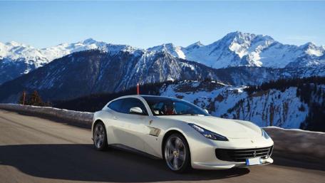 Sleek Elegance on Alpine Roads wallpaper