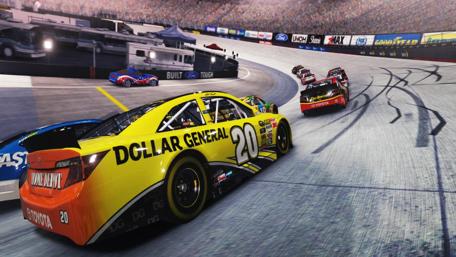 Racing Action on the Track wallpaper