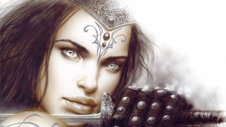 Warrior Queen of the Mystic Realm wallpaper