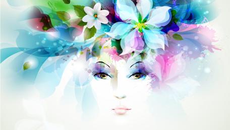 Whimsical Beauty in Bloom wallpaper
