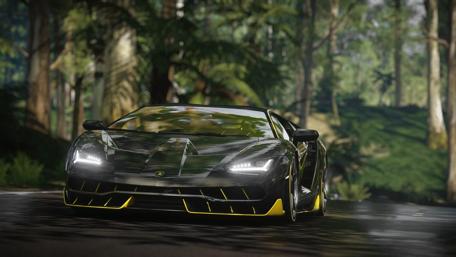 Lamborghini Centenario in Lush Wilderness wallpaper