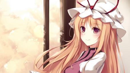 Mystical Sunset Anime Beauty wallpaper