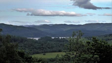 Breathtaking Scottish Highlands Landscape Wallpaper wallpaper