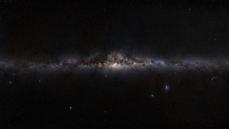 Mesmerizing Milky Way Horizon wallpaper
