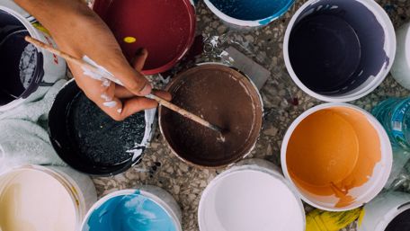 Vibrant Palette of Creativity and Expression wallpaper