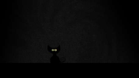 Mysterious Cat in the Shadows wallpaper