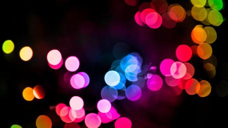 Vibrant Bokeh Light Patterns wallpaper