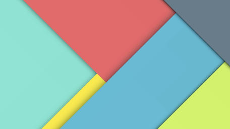 Modern Geometric Harmony in Soft Colors wallpaper