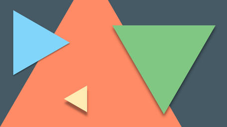 Vibrant Geometric Shapes in Modern Design wallpaper