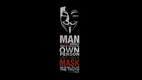 Anonymus hacker quote wallpaper