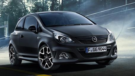 Sleek Opel Corsa in Motion wallpaper
