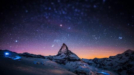 Matterhorn at ngith wallpaper