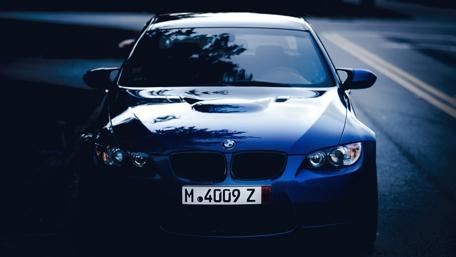 Sleek BMW M3 in Shadowy Elegance wallpaper